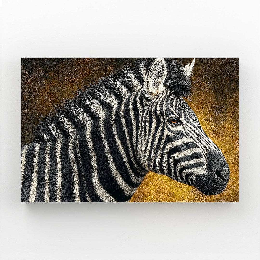 Zebra Artwork Rustic