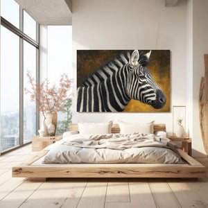 Zebra Artwork Rustic