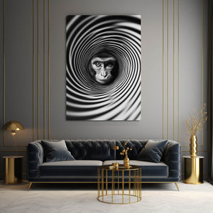Zebra Monkey Art