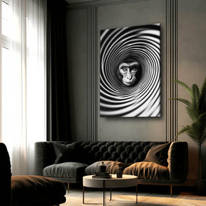 Zebra Monkey Art