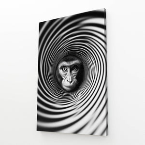 Zebra Monkey Art