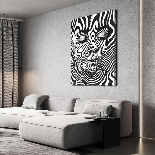 Zebra Style Trippy Art | MusaArtGallery™