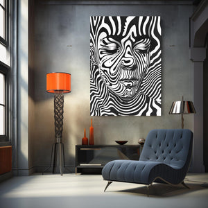 Zebra Style Trippy Art | MusaArtGallery™