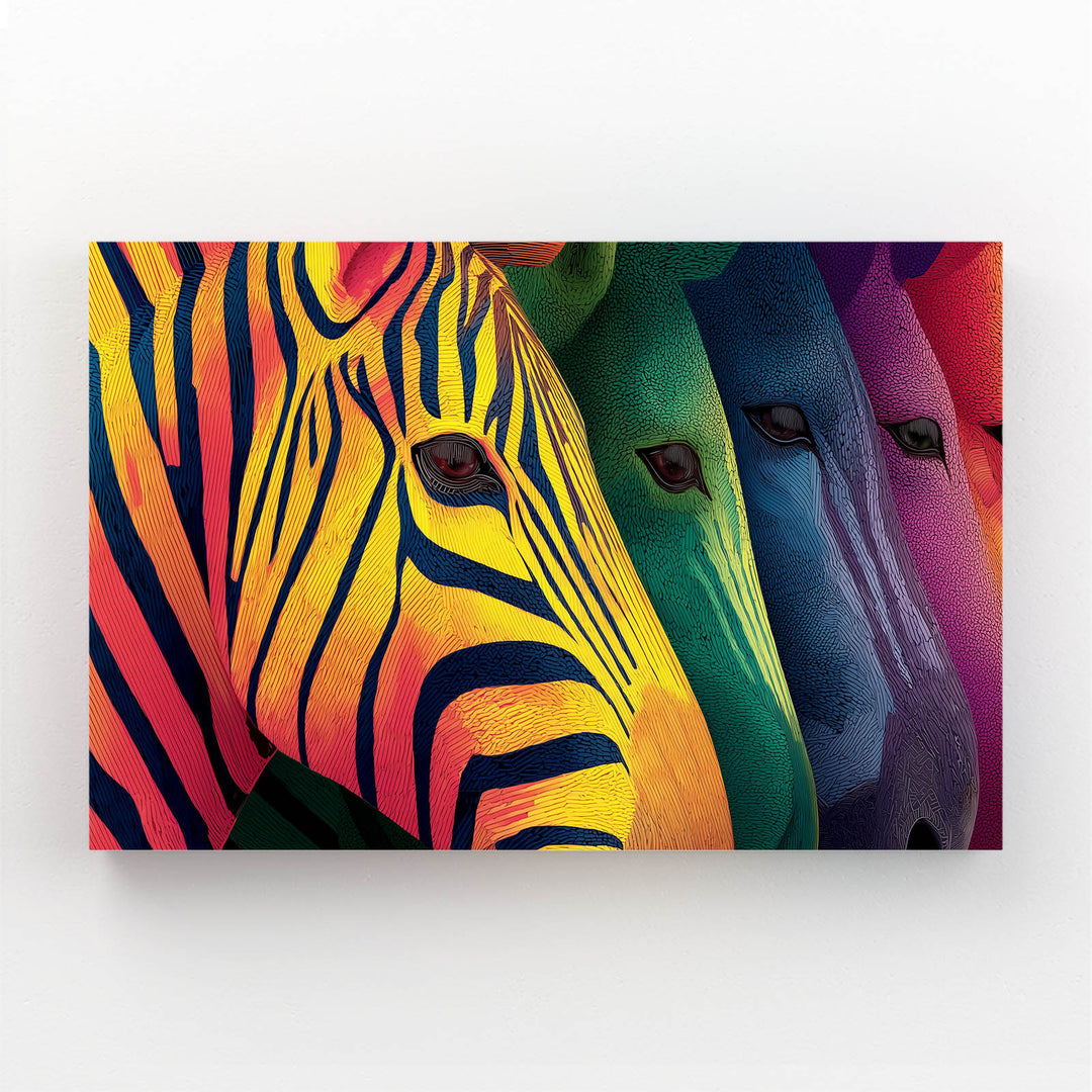 Zebra Wall Art Abstract