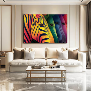 Zebra Wall Art Abstract
