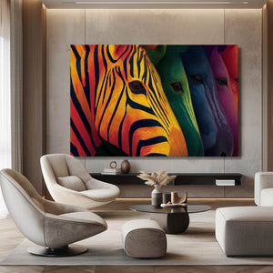 Zebra Wall Art Abstract