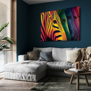 Zebra Wall Art Abstract