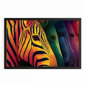 Zebra Wall Art Abstract