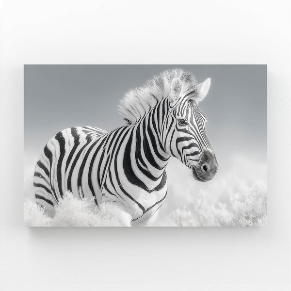 Zebra Wall Art Black And White