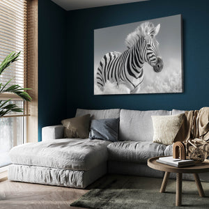 Zebra Wall Art Black And White