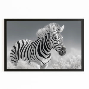 Zebra Wall Art Black And White