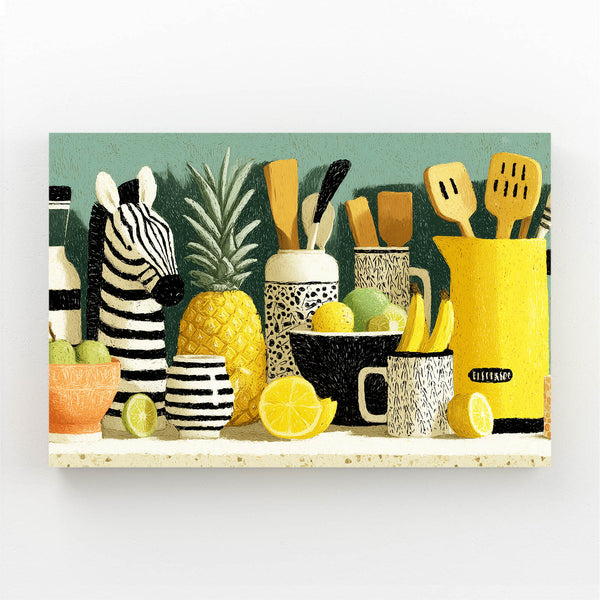 Zebra Wall Art Kitchen