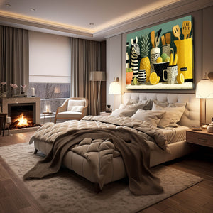 Zebra Wall Art Kitchen