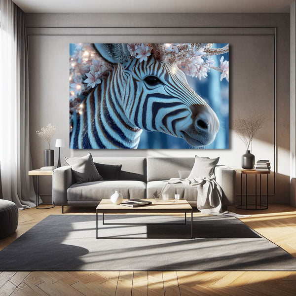 Zebra Wall Art Living Room