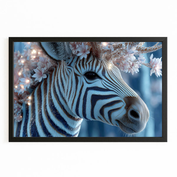 Zebra Wall Art Living Room