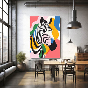 Zebra Wall Art Pop Art