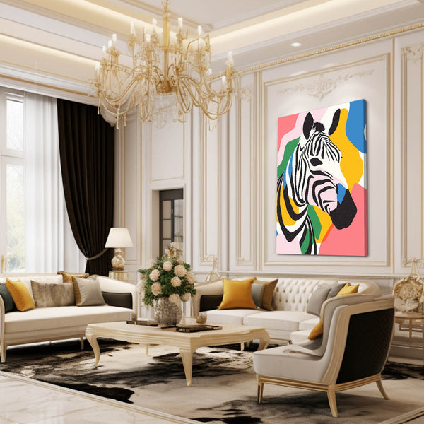 Zebra Wall Art Pop Art