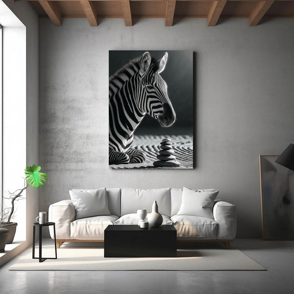 Zebra Wall Art Portrait