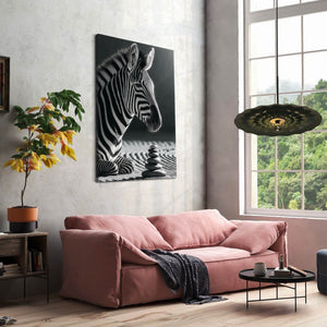 Zebra Wall Art Portrait
