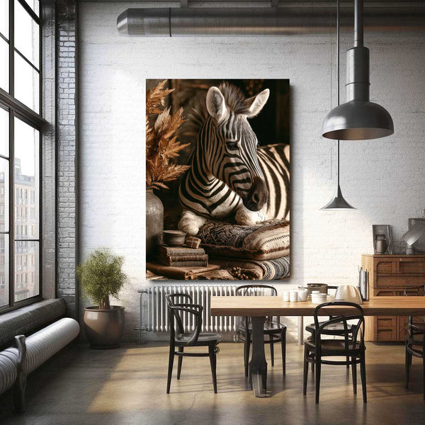 Zebra Wall Art Vertical