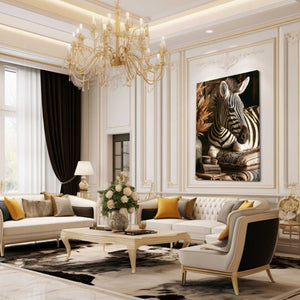 Zebra Wall Art Vertical