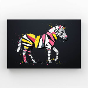 Zebra Wall Decor Colorful