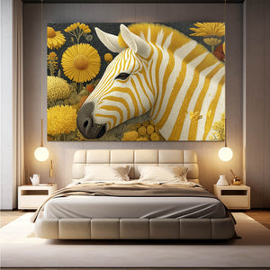 Zebra Wall Decor Horizontal