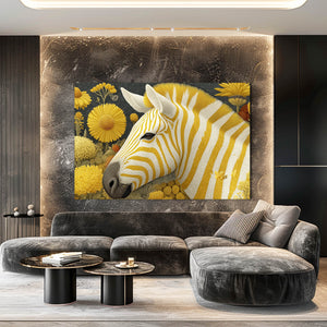 Zebra Wall Decor Horizontal