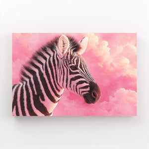 Zebra Wall Decor Pink