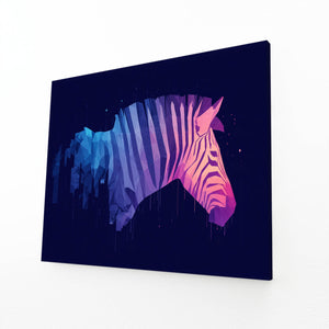 Zebra Wall Decor Purple