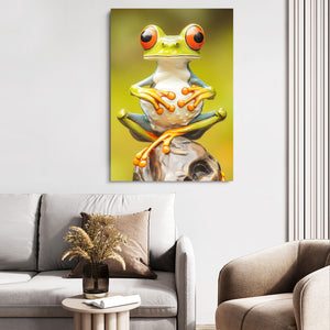 Zen Frog Cute Art