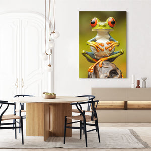 Zen Frog Cute Art