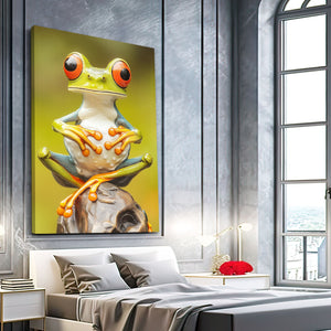 Zen Frog Cute Art
