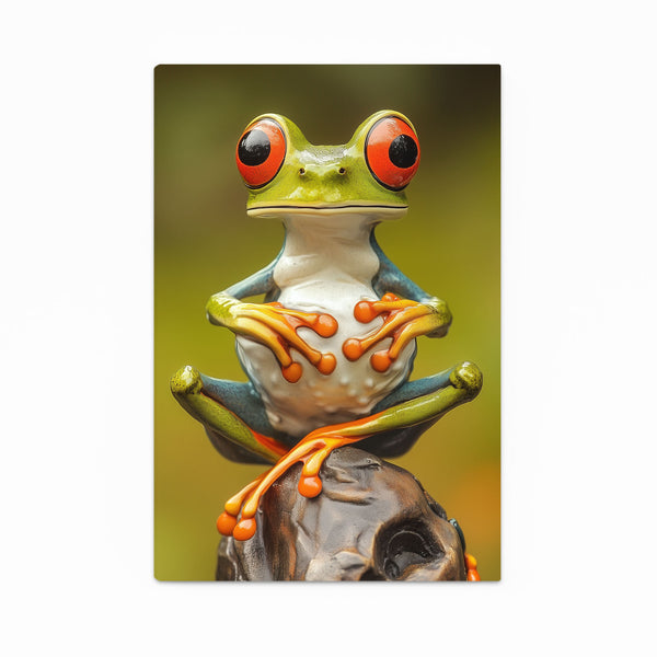 Zen Frog Cute Art