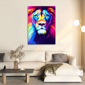 Lion Pop Canvas Print