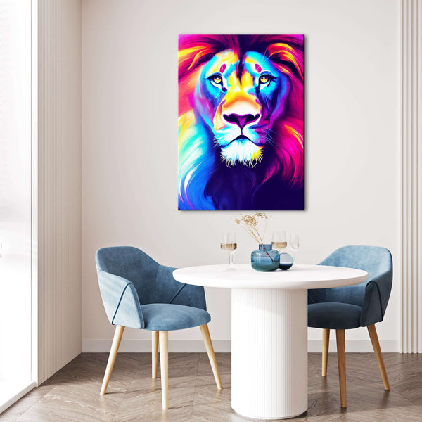 Lion Pop Canvas Print