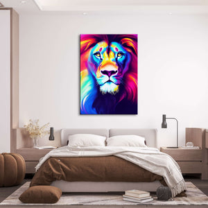 Lion Pop Canvas Print