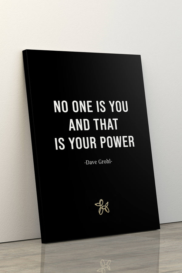 Dave Grohl Quote Canvas - Motivational Quote