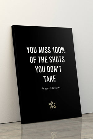 Wayne Gretzky Quote Canvas