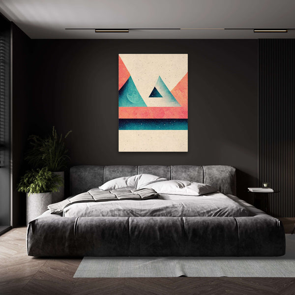 Abstract Art Triangles | MusaArtGallery™