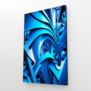 Abstract Blue Wall Art | MusaArtGallery™ 