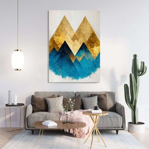 Abstract Mountain Wall Art | MusaArtGallery™ 