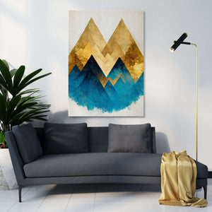 Abstract Mountain Wall Art | MusaArtGallery™ 