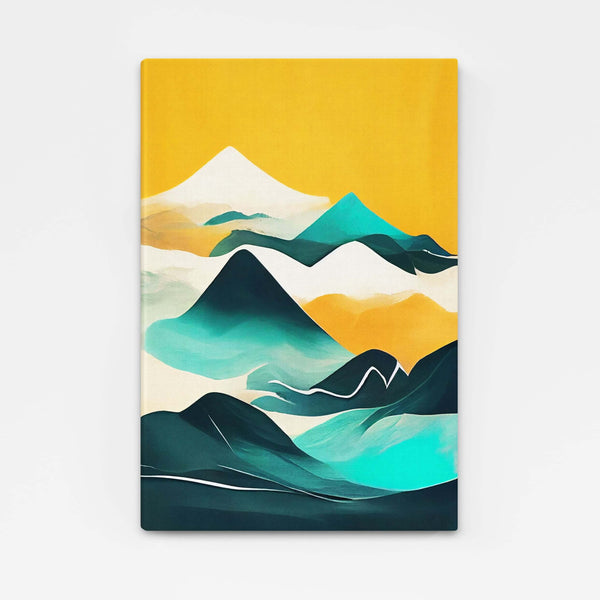Abstract Mountain Wall Decor | MusaArtGallery™ 