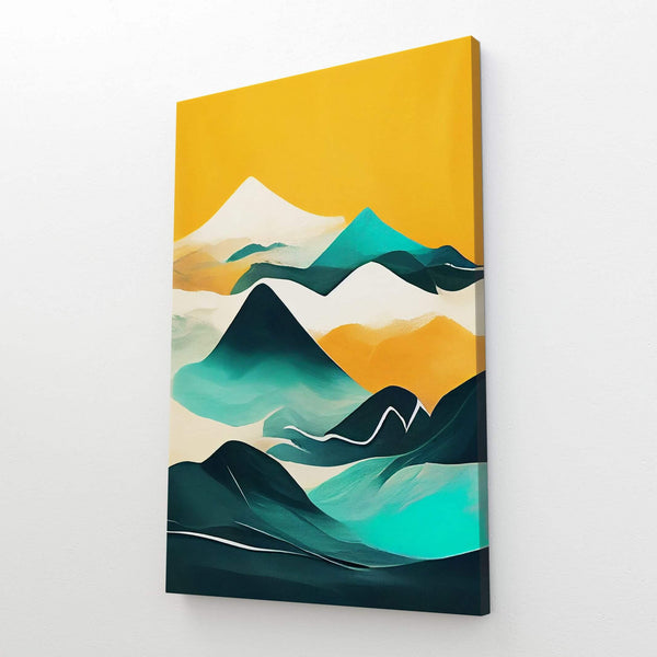 Abstract Mountain Wall Decor | MusaArtGallery™ 