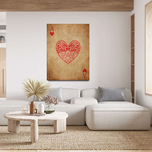 Ace of Hearts Print  MusaArtGallery™ 