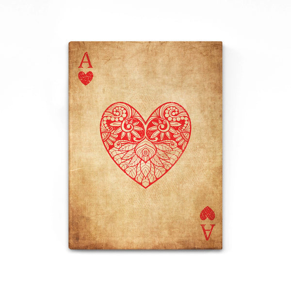 Ace of Hearts Print  MusaArtGallery™ 