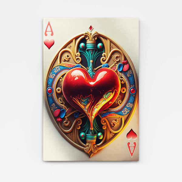 Ace of Hearts Wall Art | MusaArtGallery™