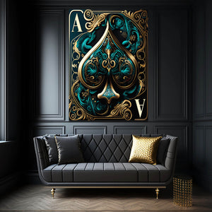 Ace of Spades Art Print