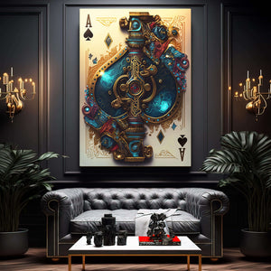 Ace of Spades Steampunk | MusaArtGallery™ 